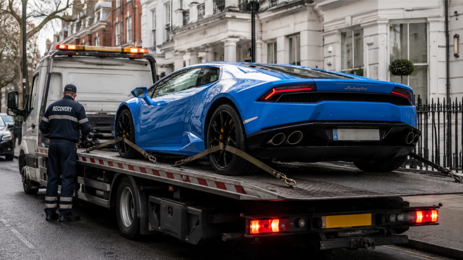 UK Pillars Group vehicle recovery in action